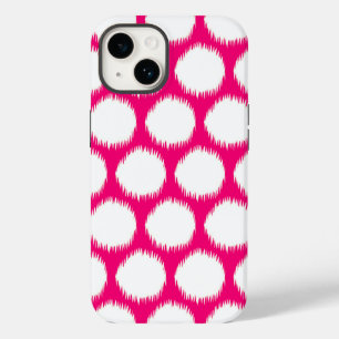 Roze Aziatische Moods Ikat Stippen Case-Mate iPhone Case