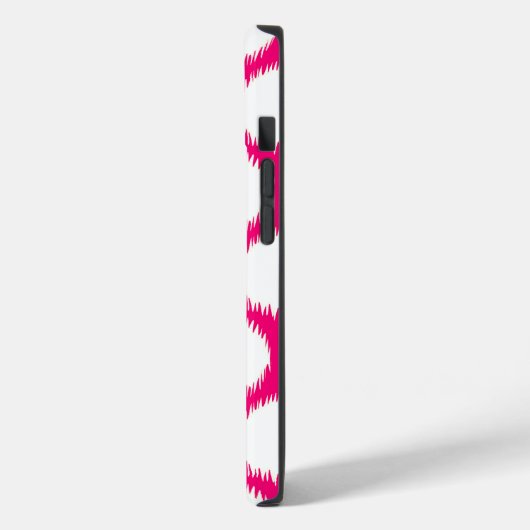 Roze Aziatische Moods Ikat Stippen Case-Mate iPhone Case (Achterkant / Links)