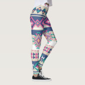 Roze Aztec Blend Women's Leggings (Rechts)