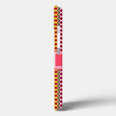 Roze Aztec Tribal Ikat Persoonlijke naam Case-Mate iPhone Case (Achterkant / Links)
