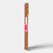 Roze Aztec Tribal Ikat Persoonlijke naam Case-Mate iPhone Case (Achterkant / Rechts)