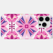 Roze Azteekse Westerne Roze Tribal Pattern Case-Mate iPhone Case (Achterkant (horizontaal))