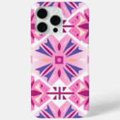 Roze Azteekse Westerse Roze Tribale Patroon Case-Mate iPhone Case (Achterkant)