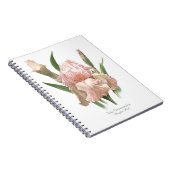 Roze Baardiris Notitieboek (Rechterzijde)