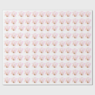 Roze Baby Animal Safari Hoog Stijgend Cadeaupapier