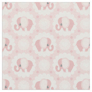 Roze Baby Baby Shower Elephant Animal Stof