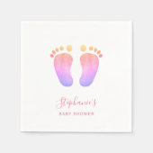 Roze Baby Baby shower Servet (Voorkant)