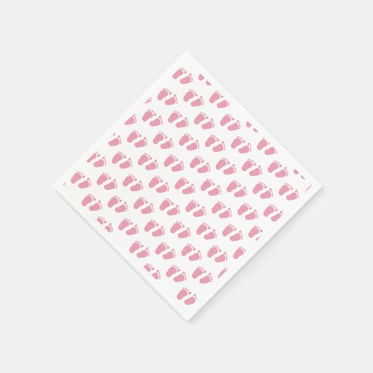 Roze Baby Baby shower Servet (Hoek)