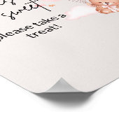 Roze Baby Beer & Ballonnen Behandel Poster (Hoek)