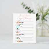 Roze Baby boeken Emoji Pictionary Game (Staand voorkant)