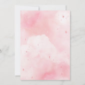 Roze Baby brouwt Halloween Baby shower Kaart (Achterkant)