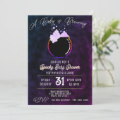 Roze Baby brouwt Kaart (Staand voorkant)