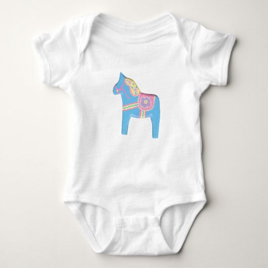Roze Baby Dala Romper (Voorkant)