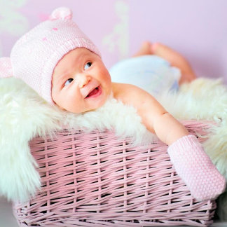 roze baby-doucheverpakkingspapier cadeaupapier