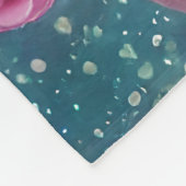 Roze Baby Dragon Fleece Deken (Hoek)