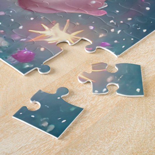 Roze Baby Dragon Legpuzzel (Zijkant)