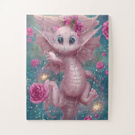 Roze Baby Dragon Legpuzzel