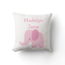 Roze Baby Elephant Persoonlijke Kussens