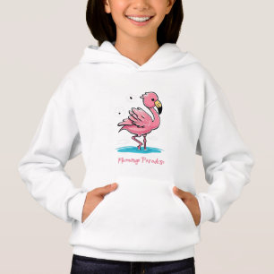 Roze Baby Flamingo in Water