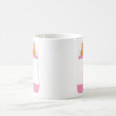 Roze baby fles koffiemok (Center)