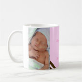 Roze Baby Fotocollage Mok (Links)