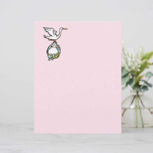  Roze Baby Girl (Staand voorkant)