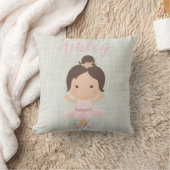 Roze baby Girl Ballerina Ballet Toe Shoes Dancer Kussen (Deken)