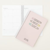 Roze baby Girl Diaper over zwangerschap Planner (Display)