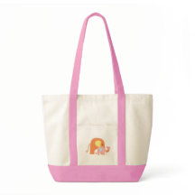 Roze Baby Girl Elephant Tas