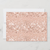 Roze Baby Girl Foto geboorteaankondiging Aankondiging (Achterkant)