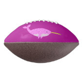  Roze Baby Girl Narwhal American Football (Gedraaid 270)