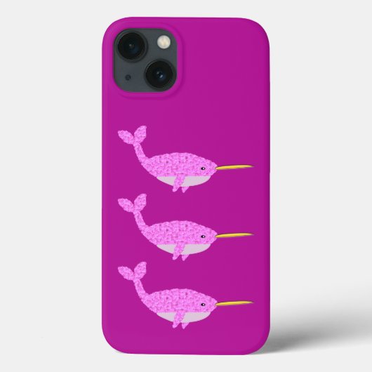  Roze Baby Girl Narwhal Case-Mate iPhone Case (Achterkant)