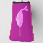  Roze Baby Girl Narwhal Golfheadcover (Draai 90)