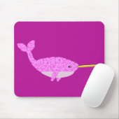  Roze Baby Girl Narwhal Muismat (Met muis)
