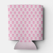 Roze Baby Girl Oyster shell en Pearl Patterned Blikjeskoeler (Achterkant)