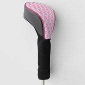 Roze Baby Girl Oyster shell en Pearl Patterned Golfheadcover (Schuin)