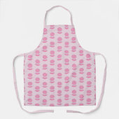 Roze Baby Girl Oyster shell en Pearl Patterned Schort (Voorkant)