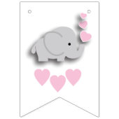 Roze 👶 Baby Girl Shower Vlaggetjes (Tweede vlag)