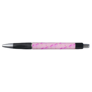 Roze Baby Girl Unicorn gepatterd Pen