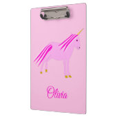  Roze Baby Girl Unicorn Klembord (Links)