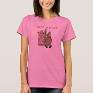 Roze Baby Girl Western Palomino Pony T-shirt