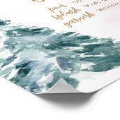 Roze Baby Het is koud buiten Moeder Osa Bar Poster (Hoek)