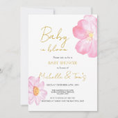 Roze Baby in Bloei Kaart (Voorkant)