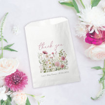Roze Baby In Bloom Bloemige Wilde Bloem Baby Showe