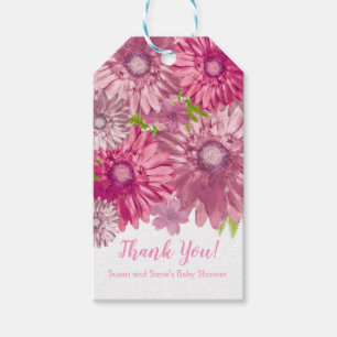 Roze Baby in Bloom Brunch Shower Cadeaulabel
