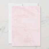 Roze Baby is het Baby shower van afkickkoffie Kaart (Achterkant)