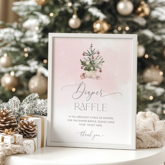 Roze Baby is koud buiten het luiercircuit Poster