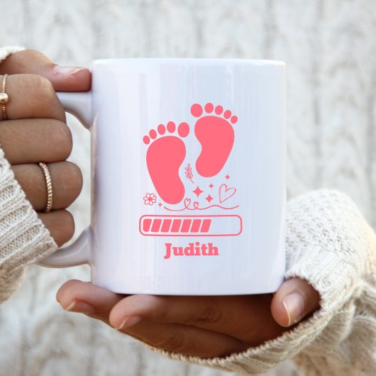 Roze Baby Laden Koffiemok