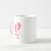 Roze Baby Laden Koffiemok (Voorkant links)