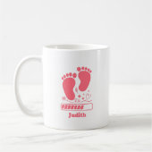 Roze Baby Laden Koffiemok (Links)